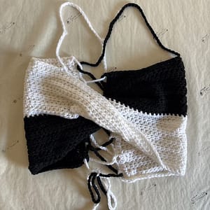Top « Grâce » au crochet