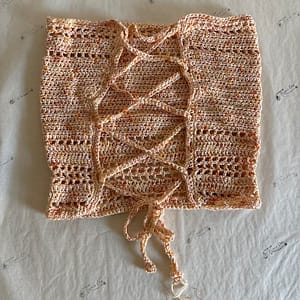 Top « Lina » au crochet